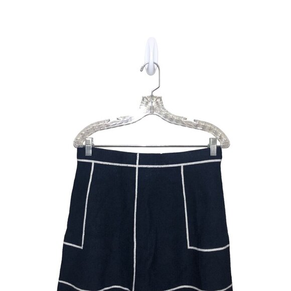 Saks Fifth Avenue Argyle Grid Skirt Midi - Picture 4 of 4